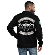 Valhalla - Axe Throwing Savage- Unisex Bomber Jacket