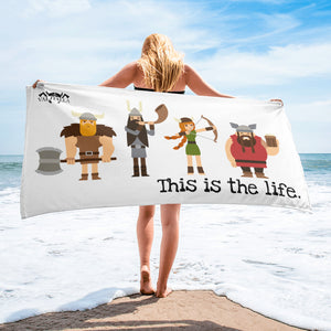 Viking "This is the Life" Towel