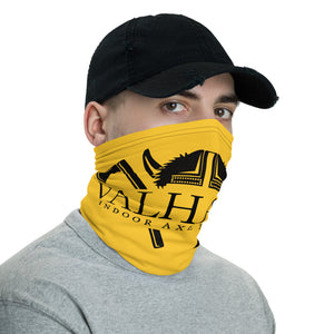 Valhalla face shield yellow and black