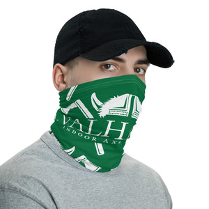 Valhalla face shield green and white