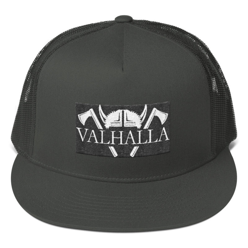 Valhalla logo snapback Trucker Cap